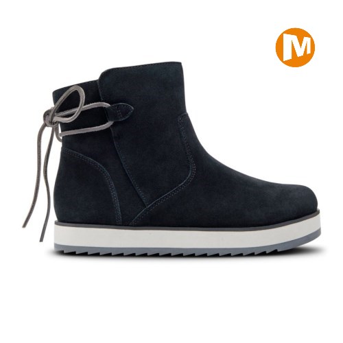 Merrell Juno Bluff Polar Waterproof Winterstiefel Damen Schwarz [DE-ROFKG]